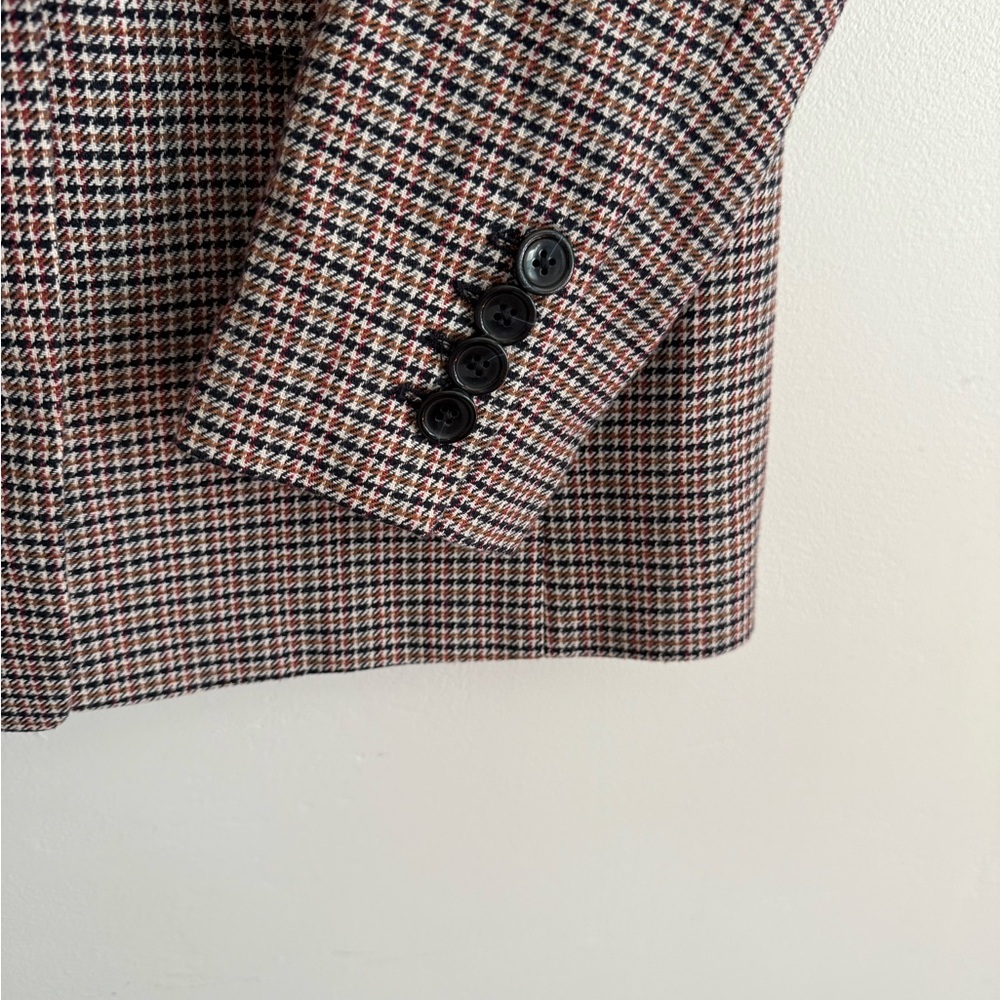 Talbots Women' Single Button Houndstooth Blazer - image 6